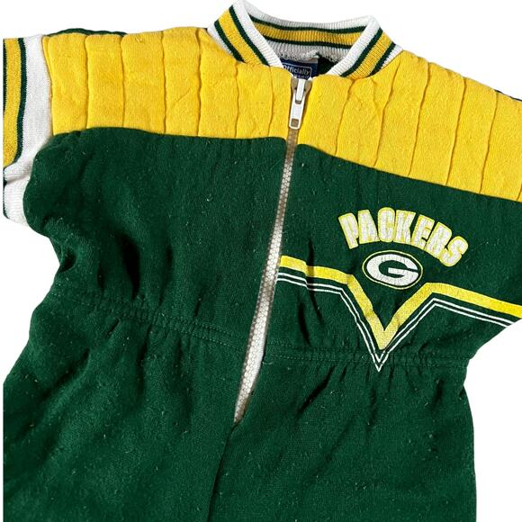 Bull Frog Green Bay Packers Bodysuit Baby 18 Months - Picture 3 of 7